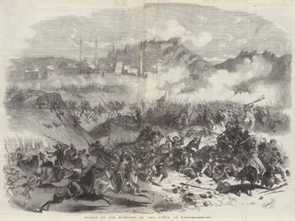 Niederlage der Russen durch die Türken bei Kars